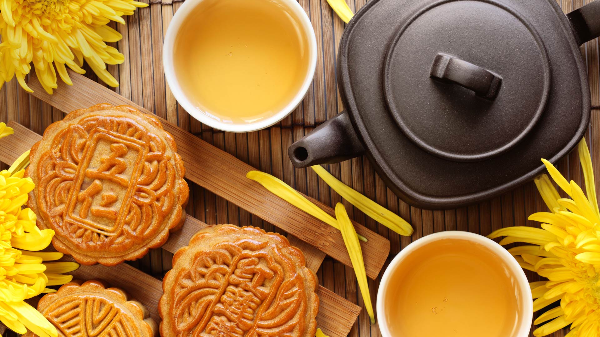 Mooncake Tea Bing Wallpaper