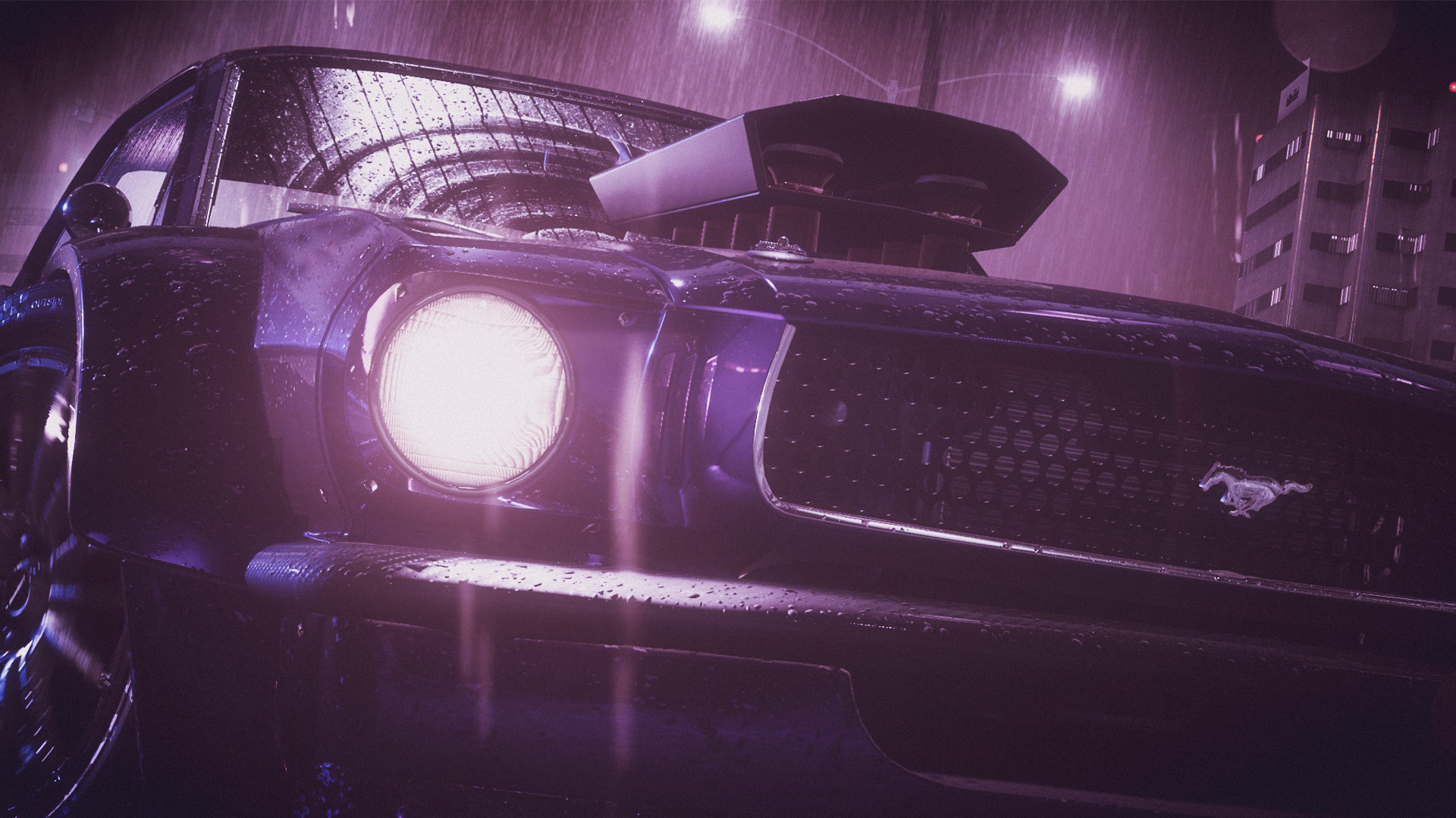 Purple Mustang R Needforspeed