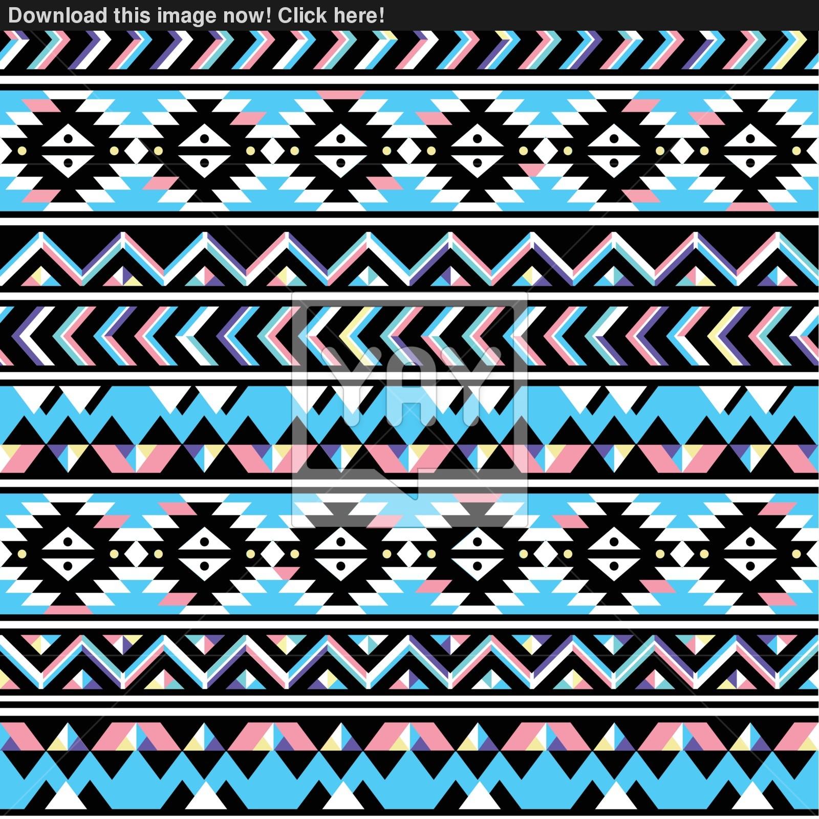 Aztec Tribal Pattern Vector Of