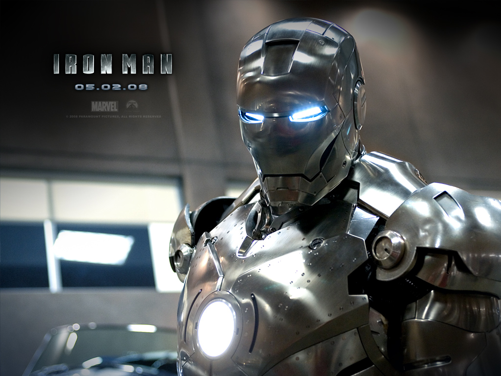 Iron Man Wallpaper Silver