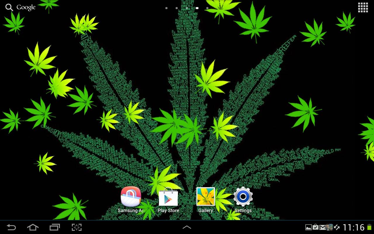Weed Live Wallpaper Screenshot