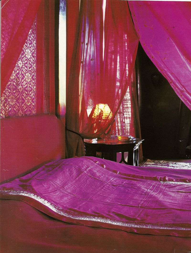Bedroom Moroccan Style Bedding Magenta