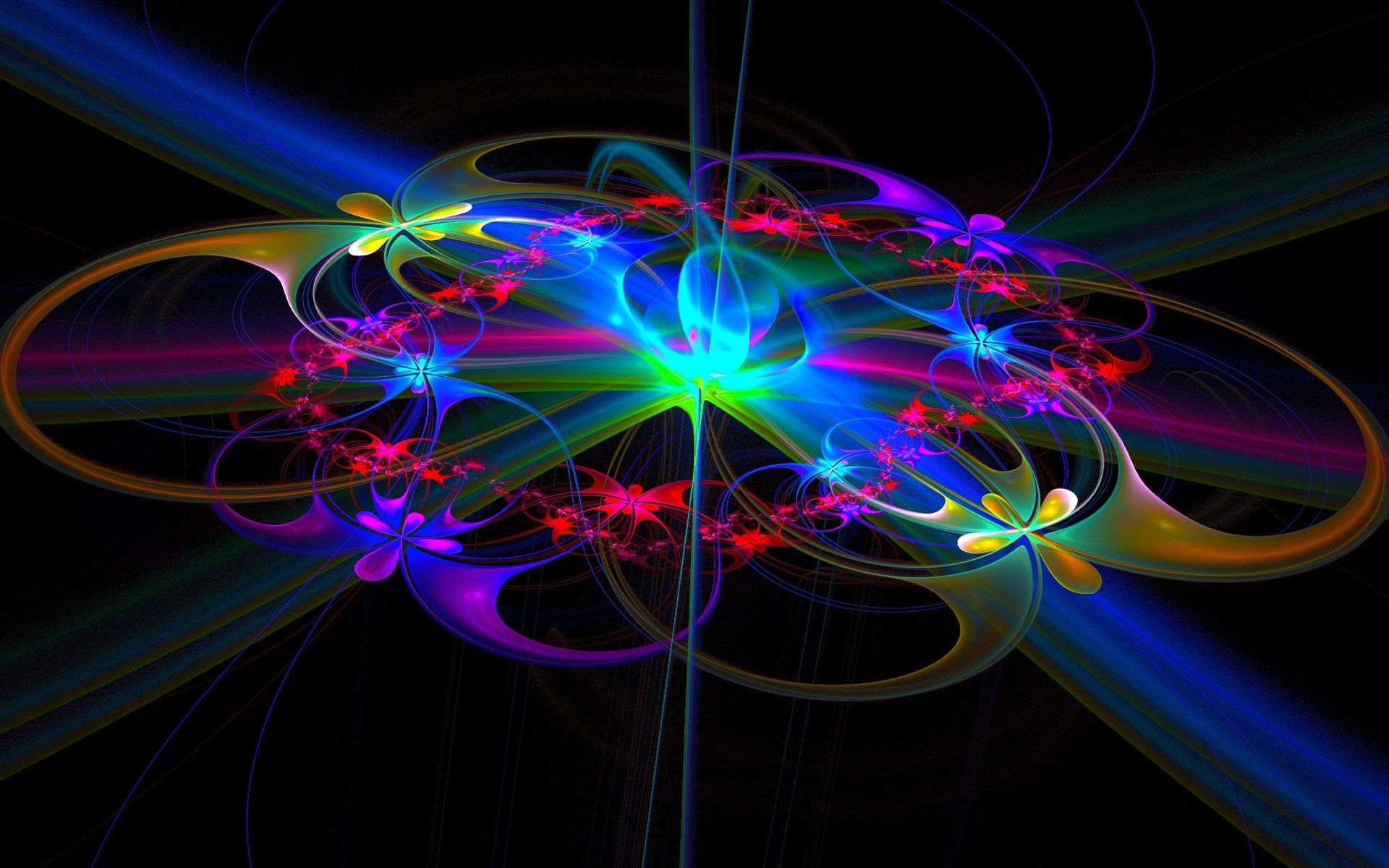 Neon Rainbow Wallpaper