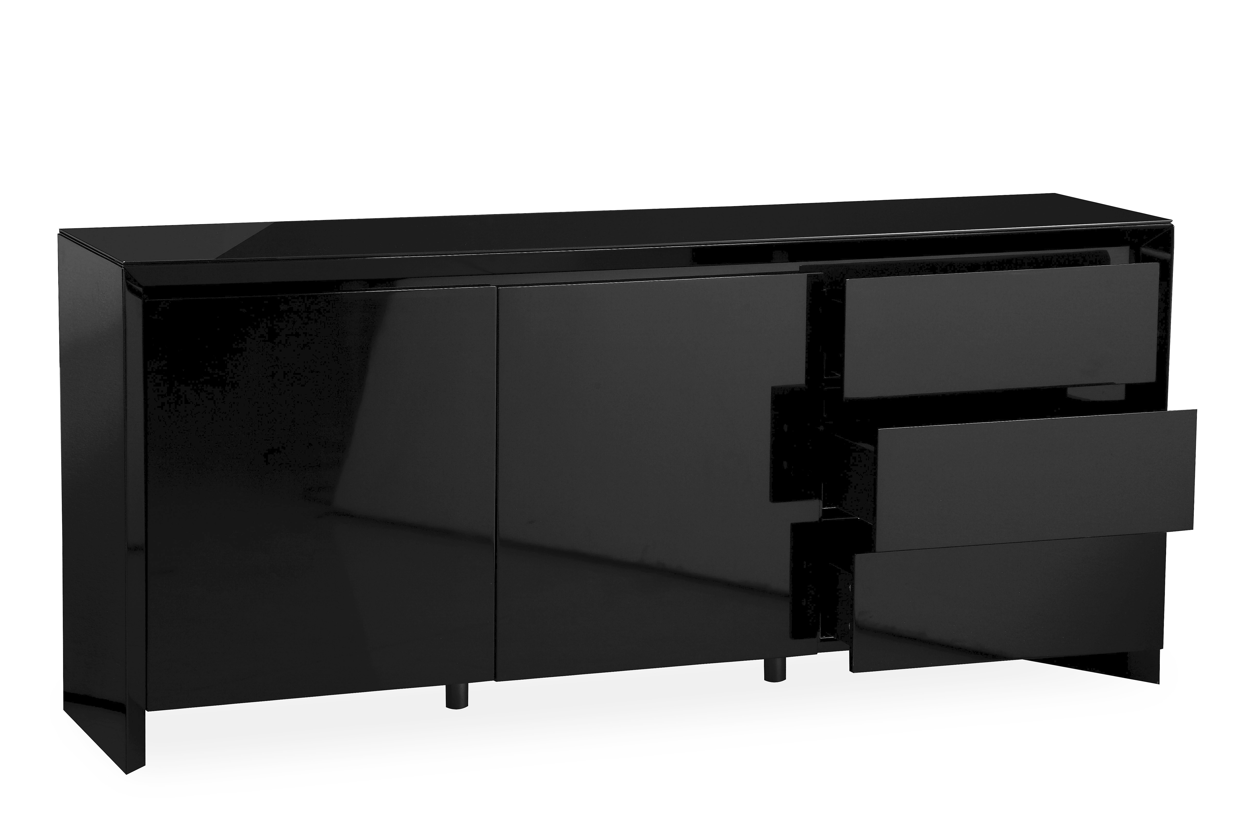 Extra Large Sideboard Black High Gloss HD Walls Find Wallpaper