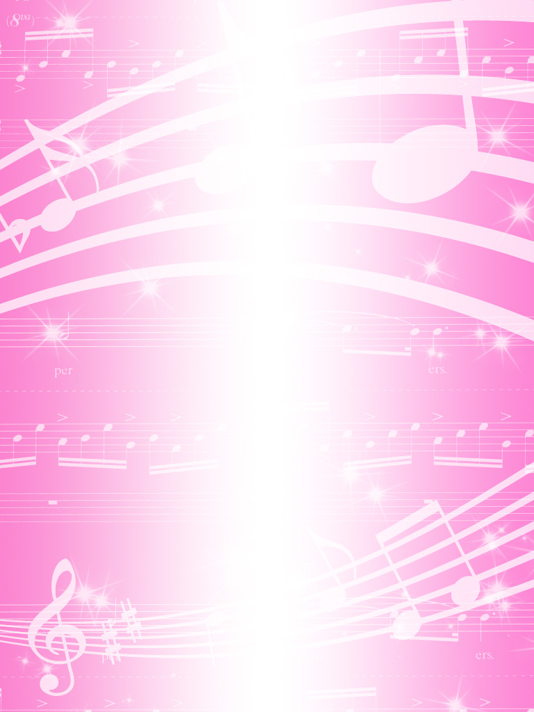 Pink Music Background By Yuninaoki