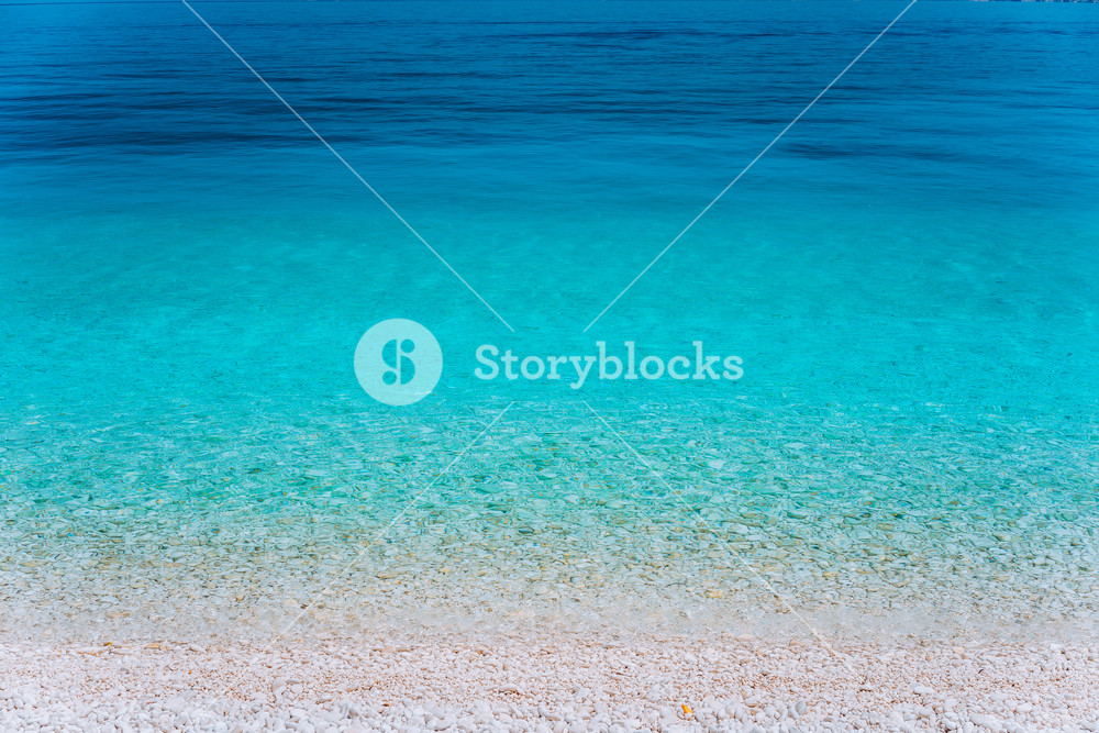 Abstract Image Of Clear Blue Sea Water Beautiful Background