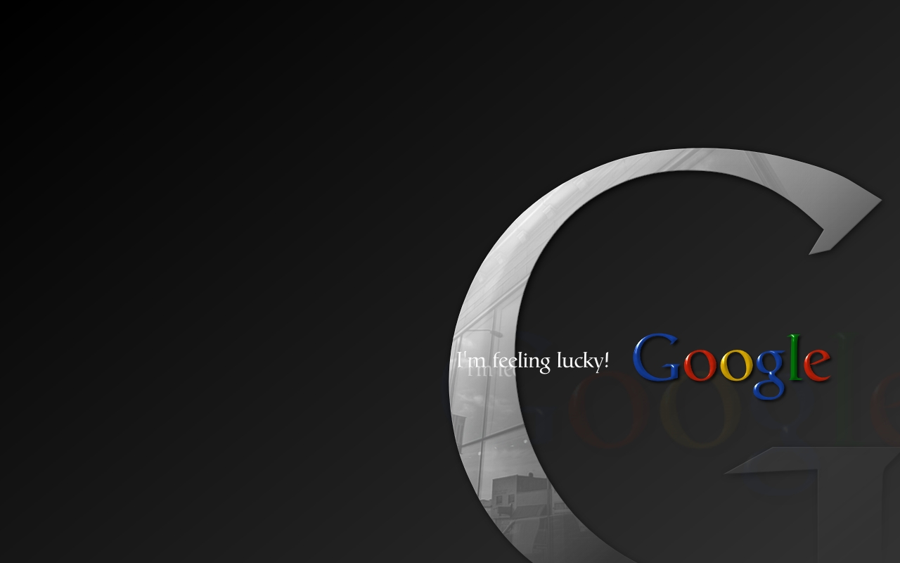 Google Logo Black Background Wallpaper Image