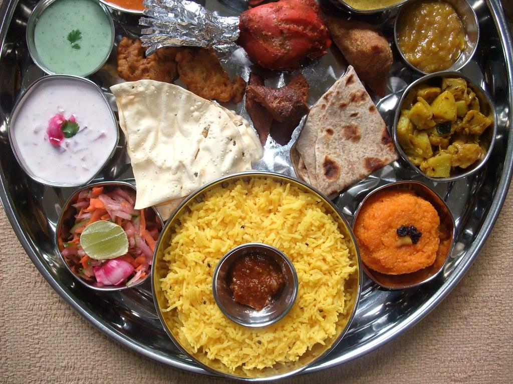 INDIAN FOOD   Punjabi Thali 11 NORTH INDIAN PUNJABI THALI Flickr