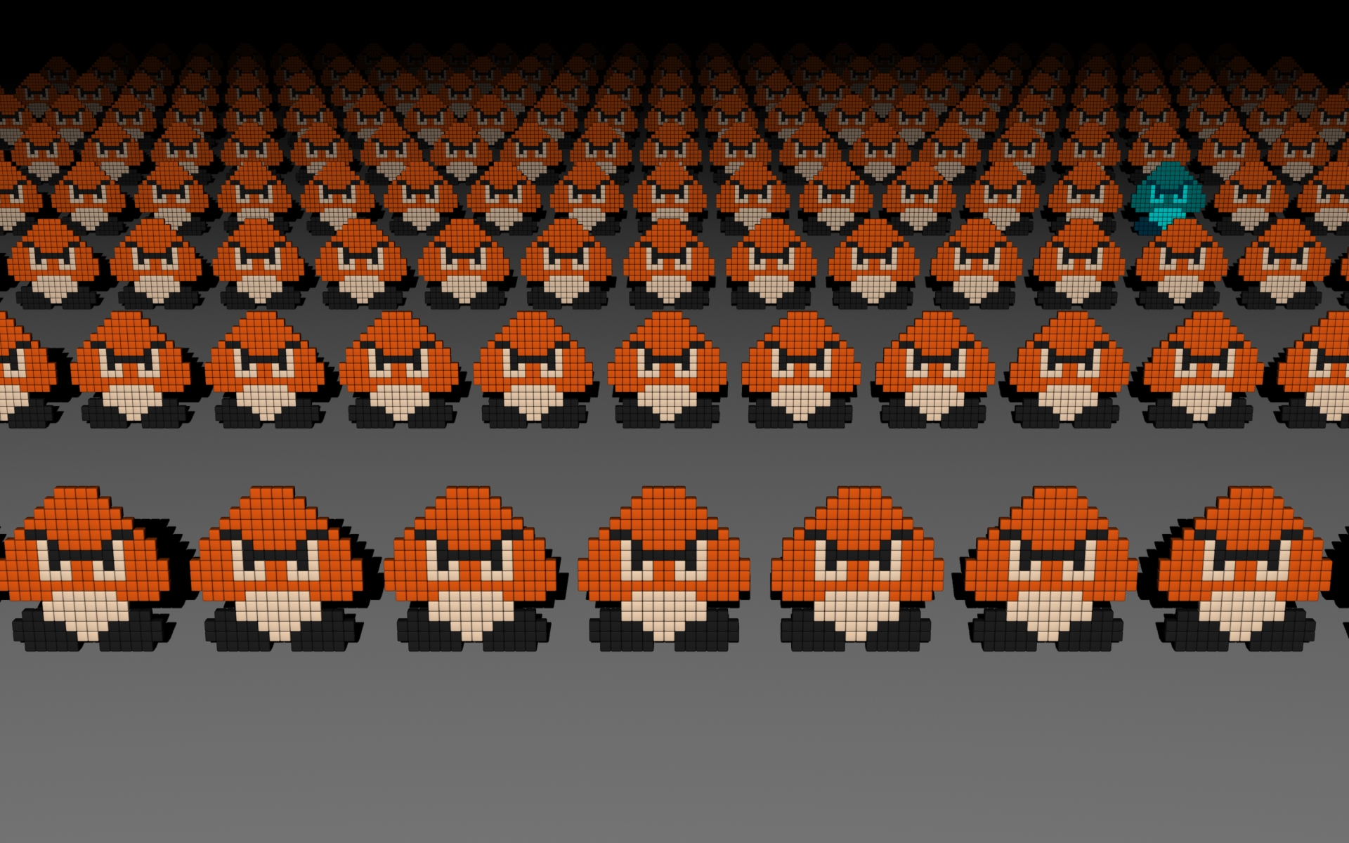 Goomba Army By Bit Anon