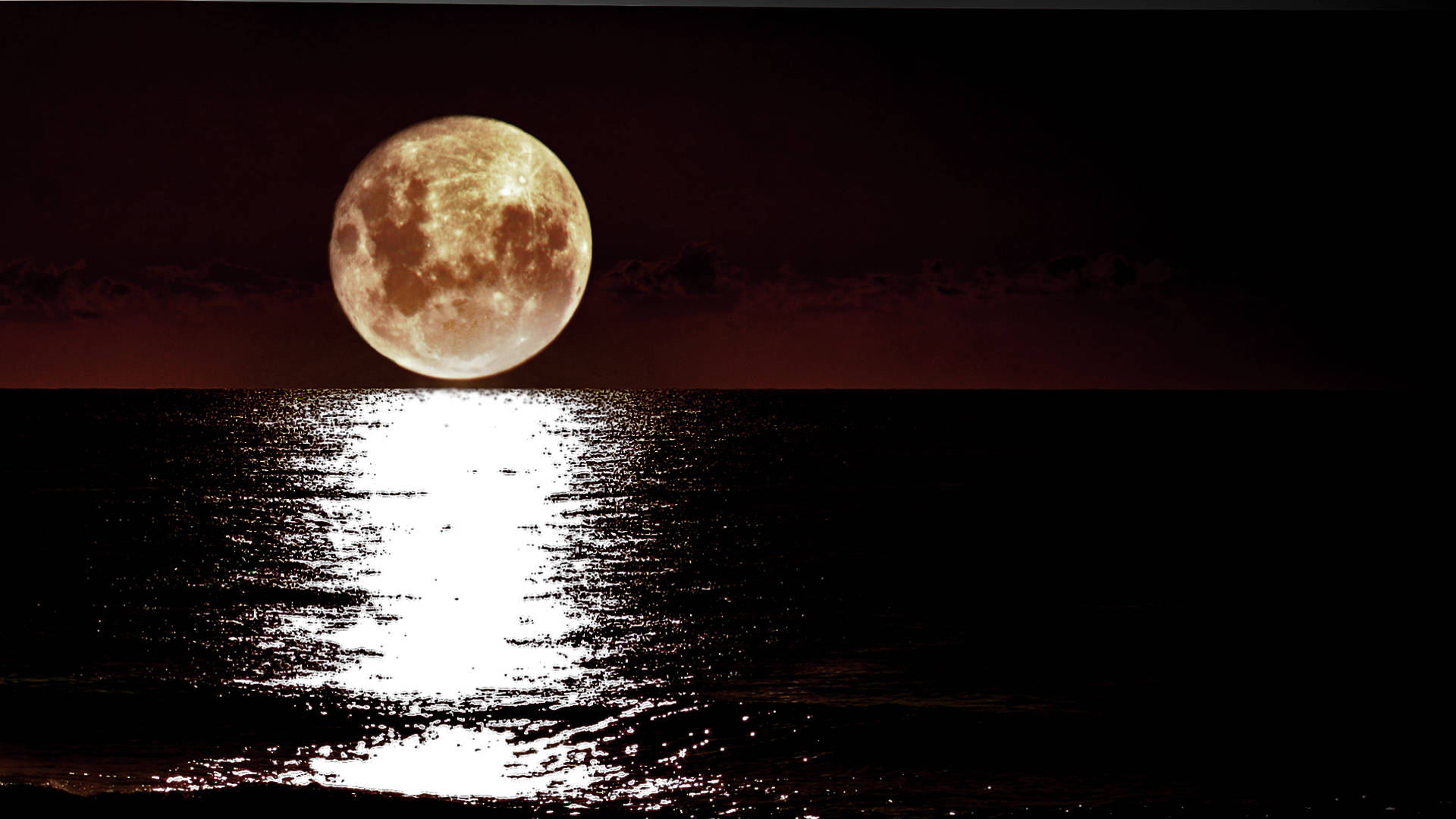 Moon Night Sky Wallpaper