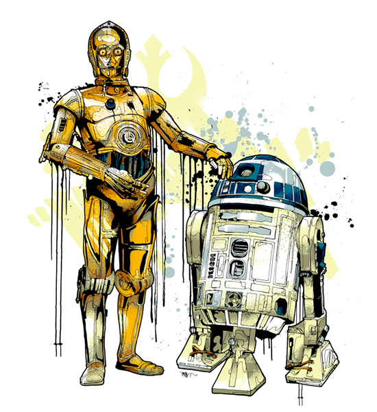 R2d2 C3po Wallpaper And Mitchy Bwoy