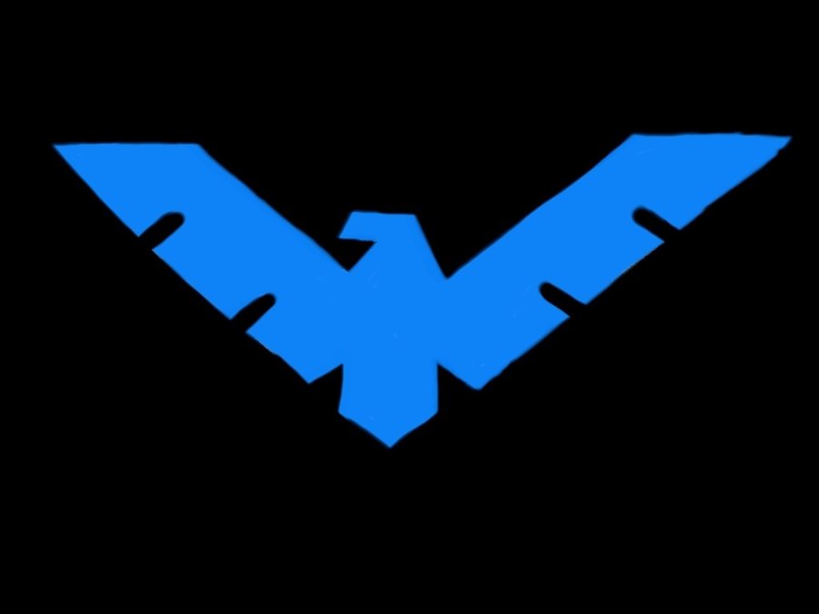 Nightwing Logo Wallpaper Nightwing logo by vampgirl486 900x675