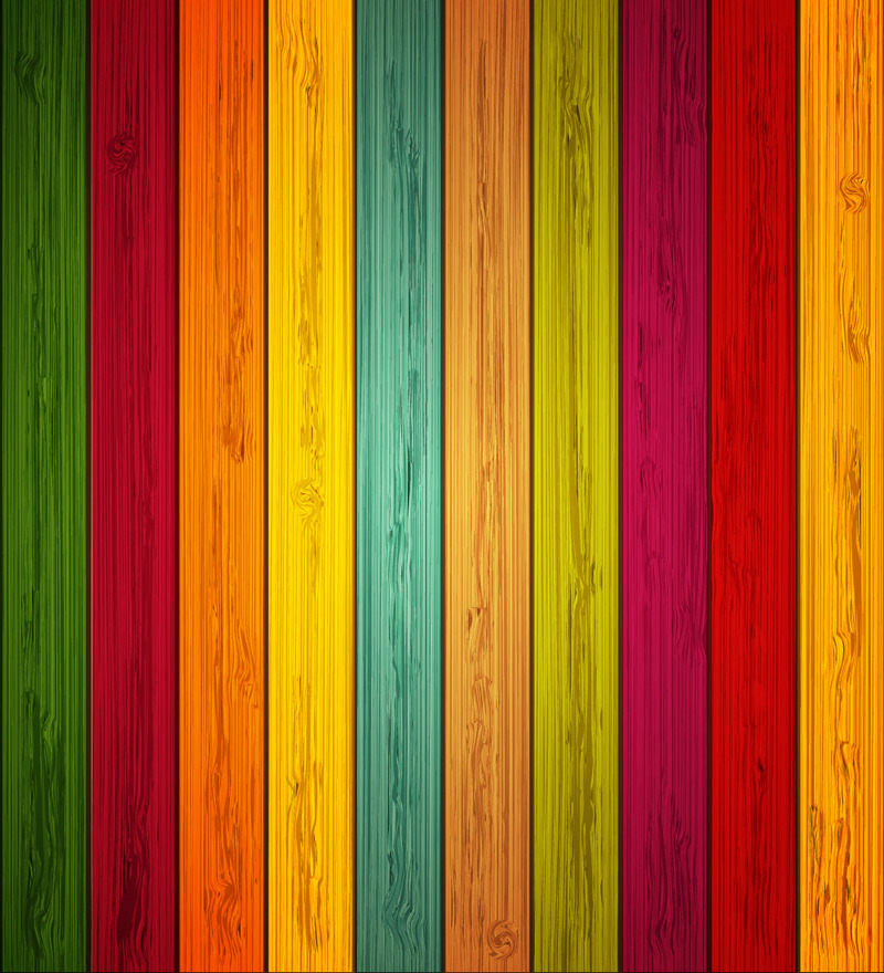 Print A Wallpaper Colored Wooden Planks By
