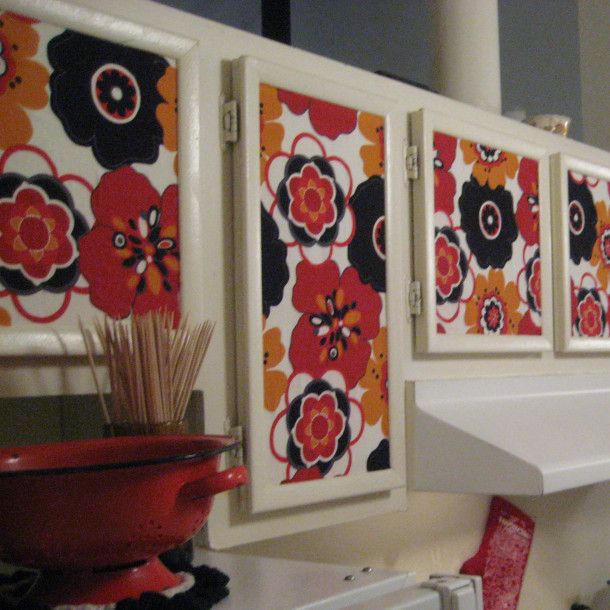Diy Kitchen Cabis Removable Wallpaper Design Solutions