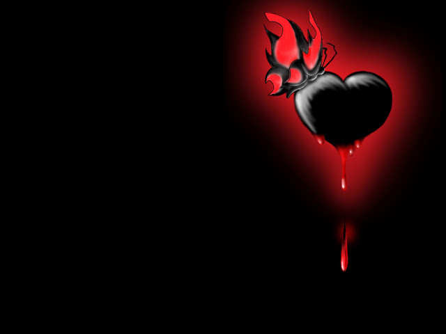 Free download black love background black love backgrounds free desktop  wallpaper [640x480] for your Desktop, Mobile & Tablet | Explore 47+ Black  and Red Heart Wallpaper | Red Heart Black Background, Red