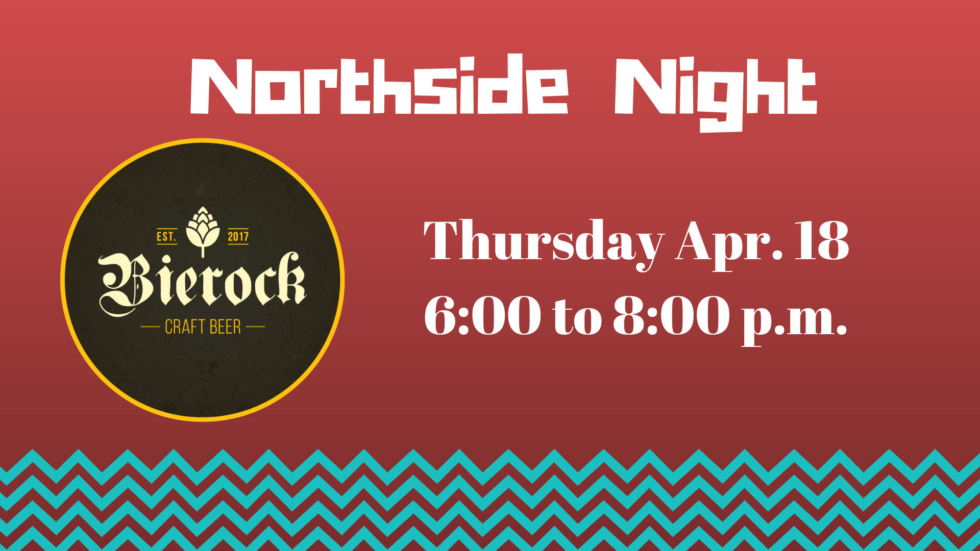 Bierock Announces April Northside Night Madison