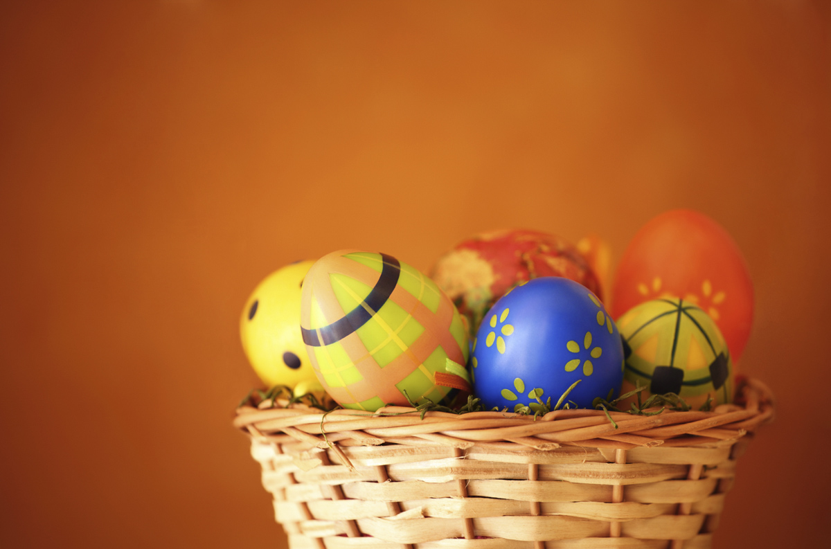 Easter Egg Basket Wallpaper Hot Desktop