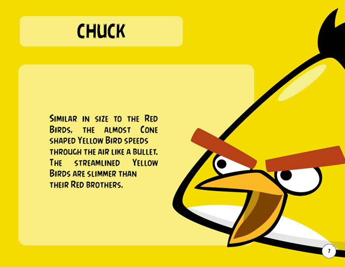 Name Of Bird Chuckcharacter As Irascible And Red