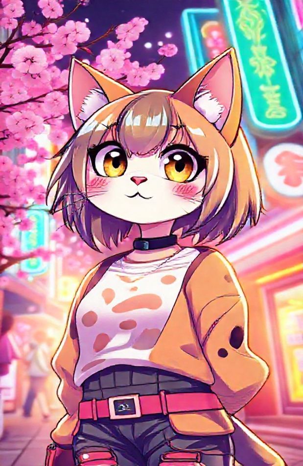 Anime Cat Girl Wallpaper