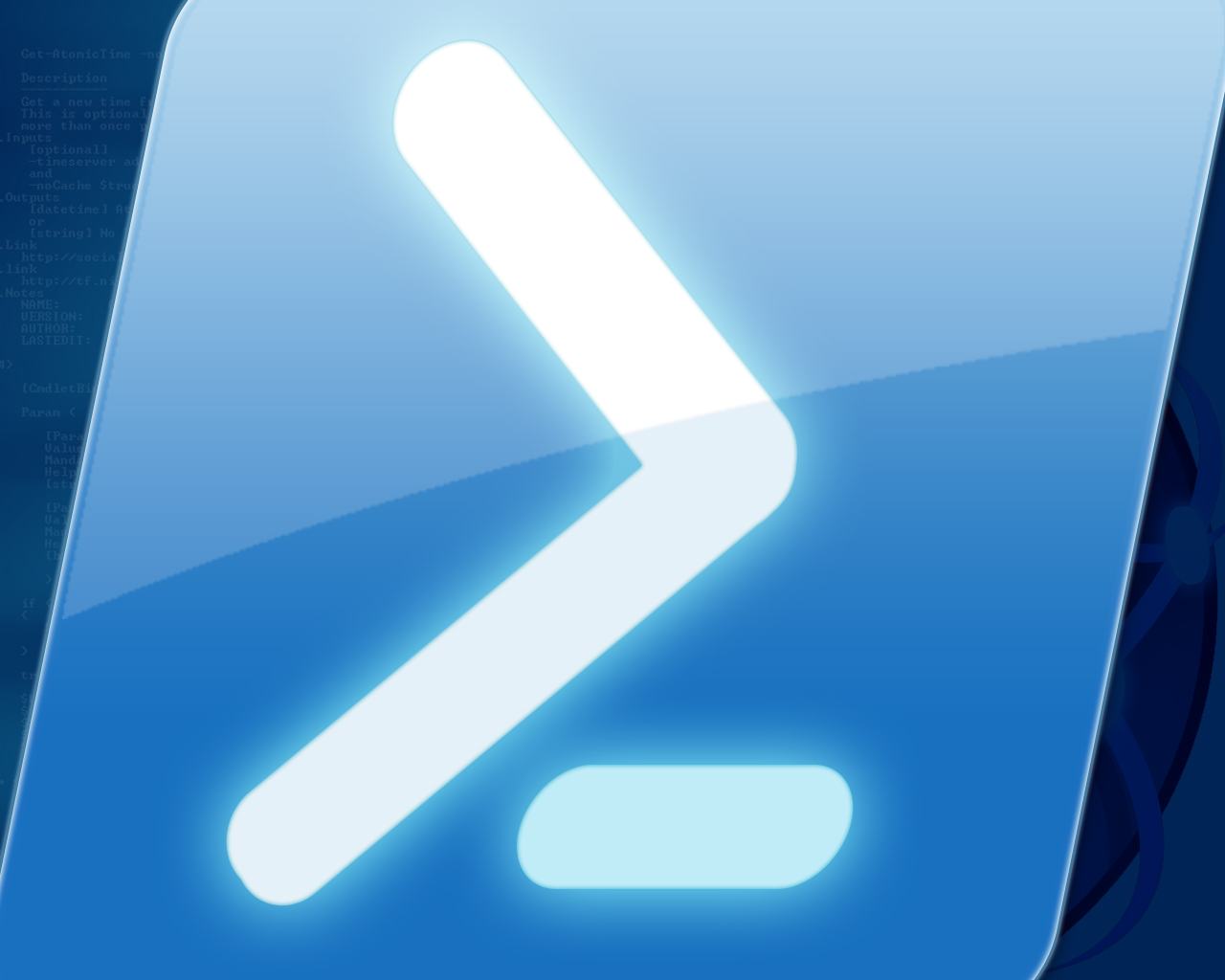 Wallpaper Background Powershell Icon Configuring Nic