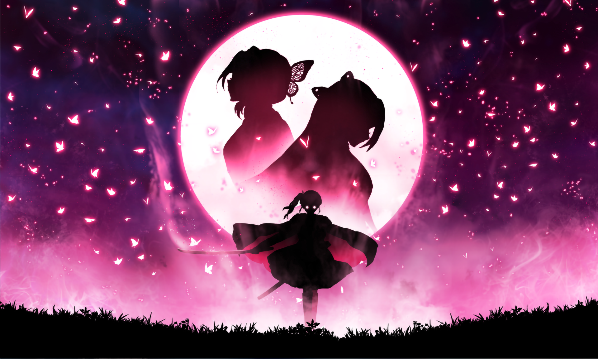 Demon Slayer Sisters Wallpaper
