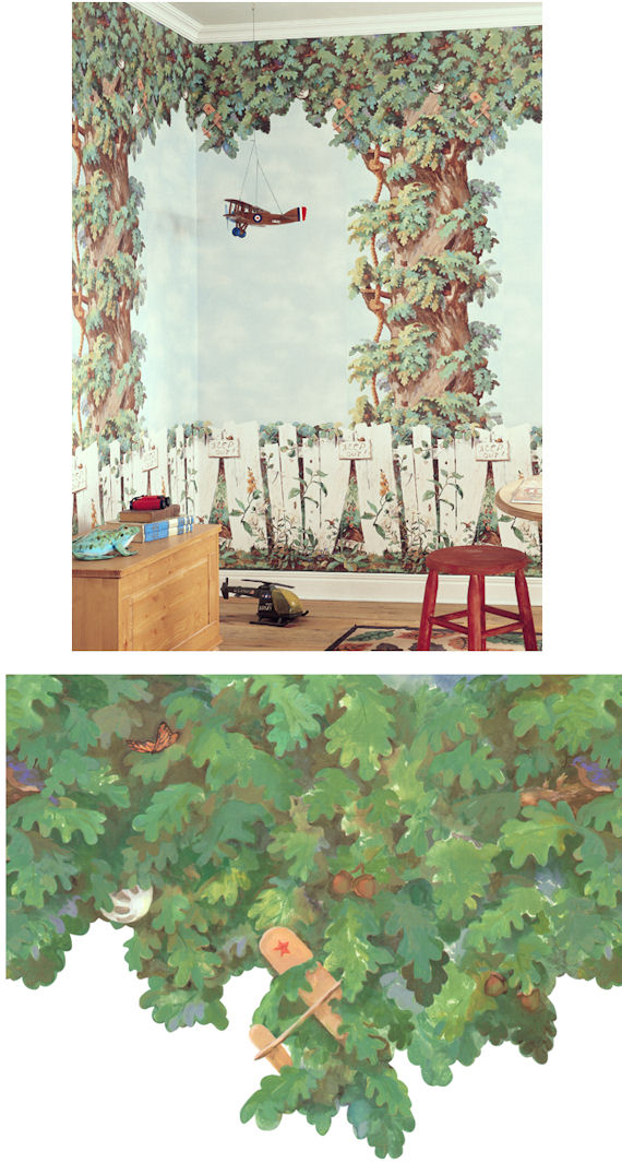 My Clubhouse Treetop Wallpaper Border   Wall Sticker Outlet