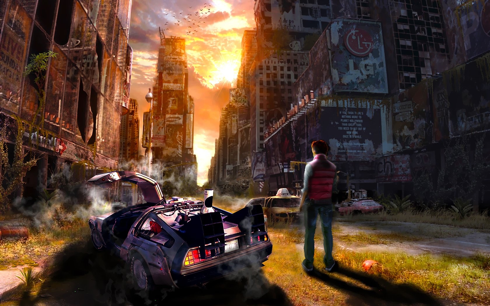 Wallpaper Back To The Future I Am Legend