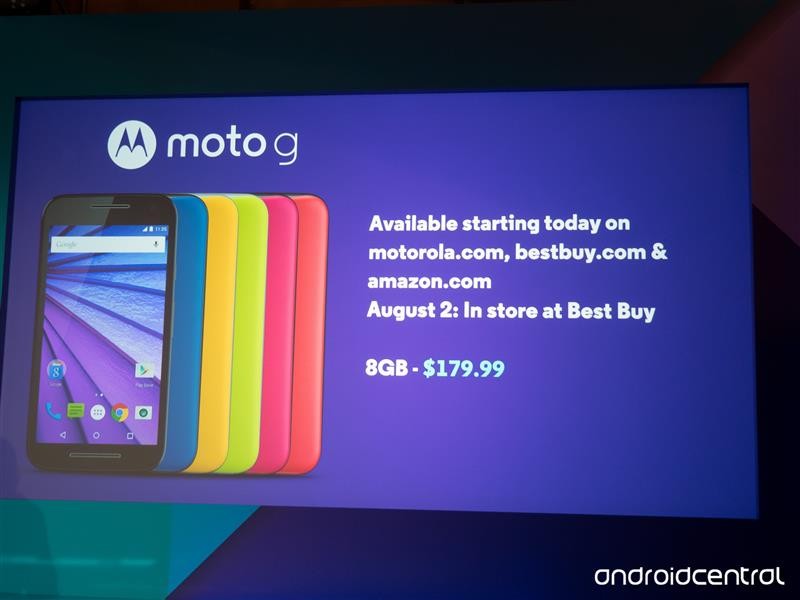 Moto G Is Official