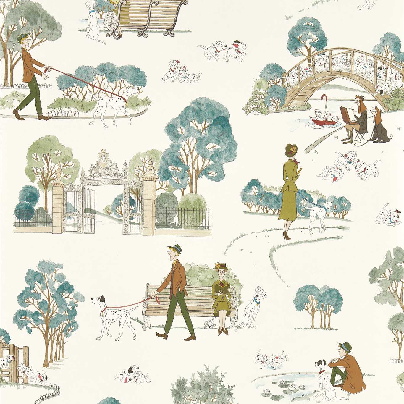 Dalmatians Wallpaper Kids Company
