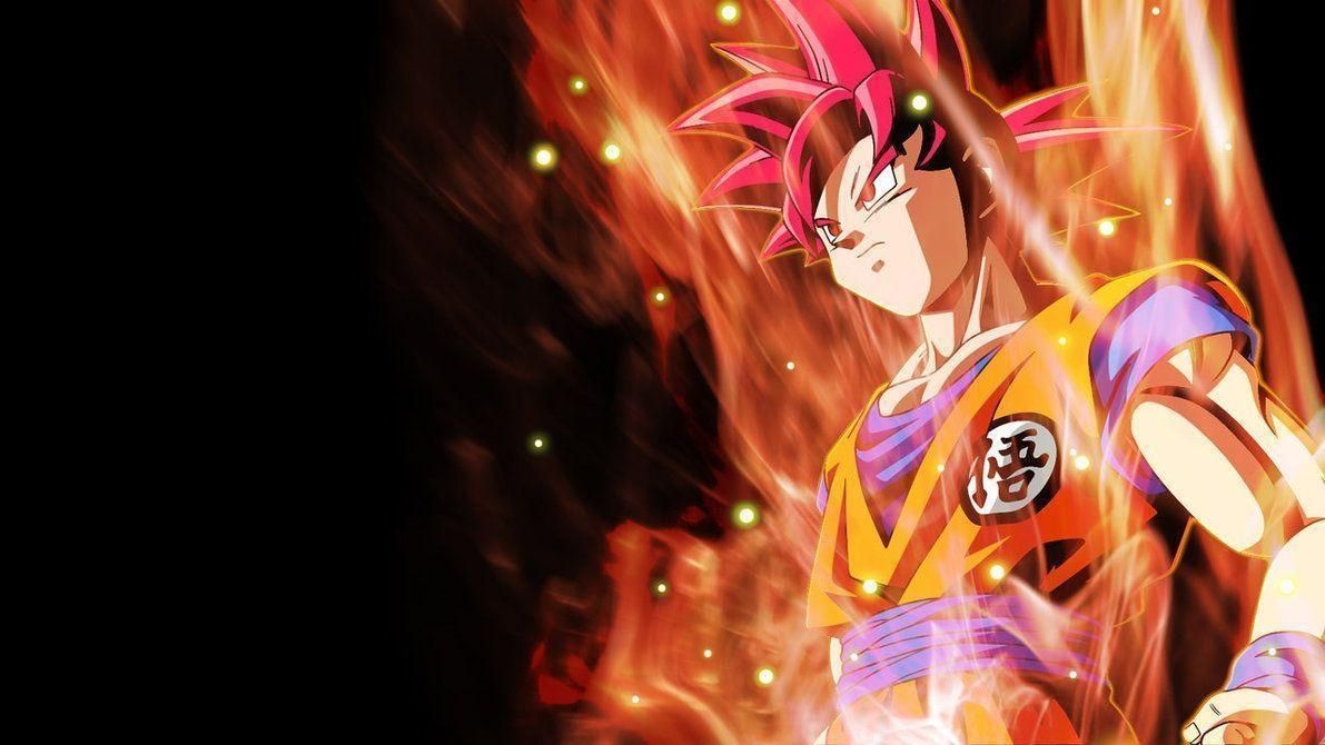 Most Popular Goku Super Saiyan God Wallpaper Full HD 1080p For