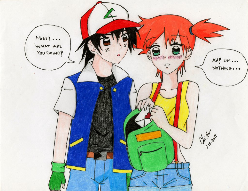Ash And Misty Be My Valentine By Kisarasmoon