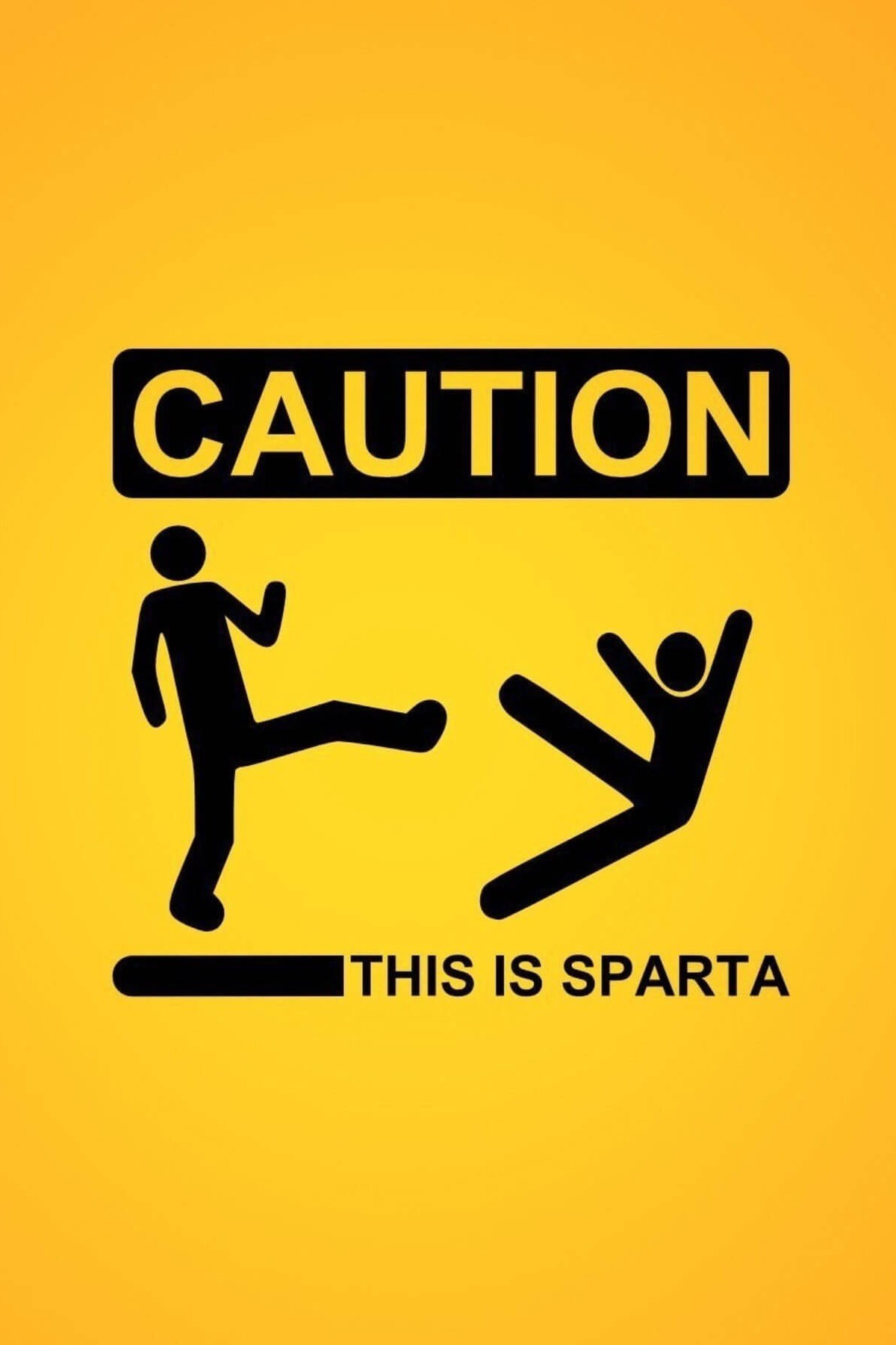Caution This Is Sparta Wallpaper For Amazon Kindle Fire HDx