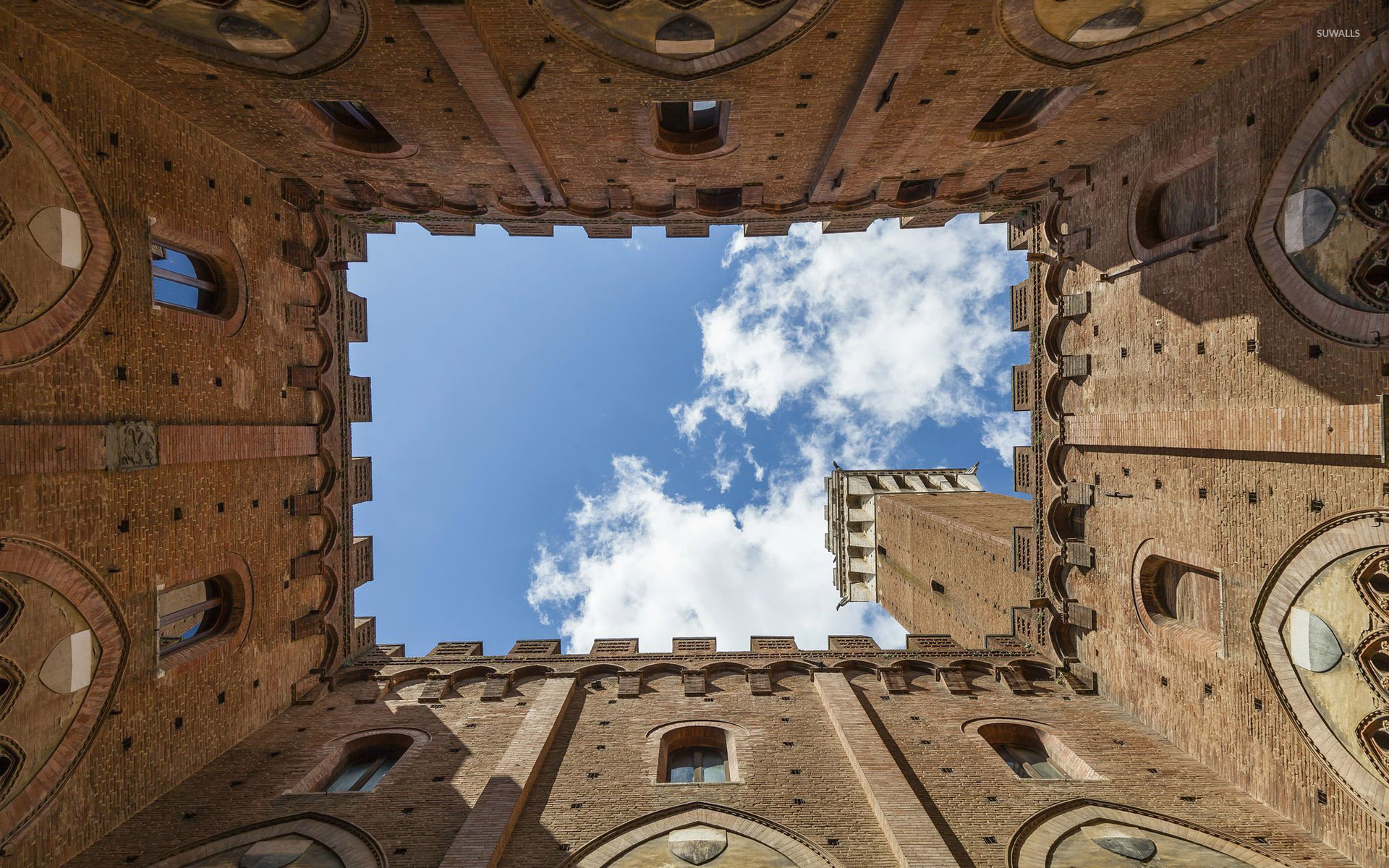 Building In Siena Italy Wallpaper World
