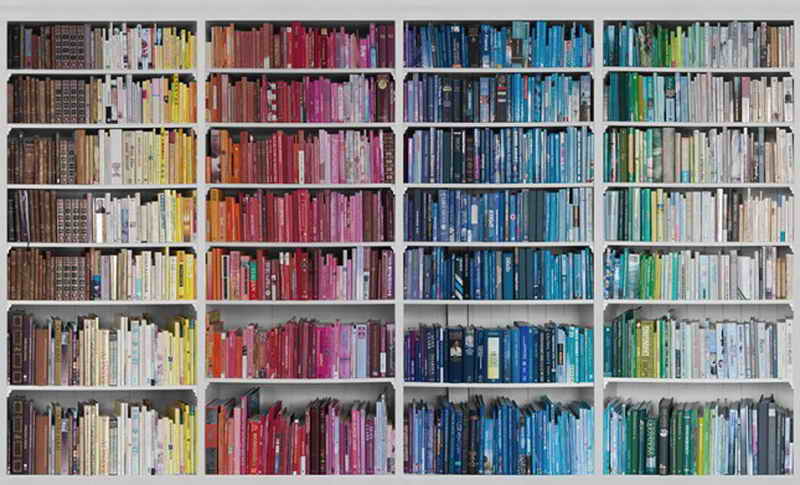 Wallpaper That Looks Like Bookshelves