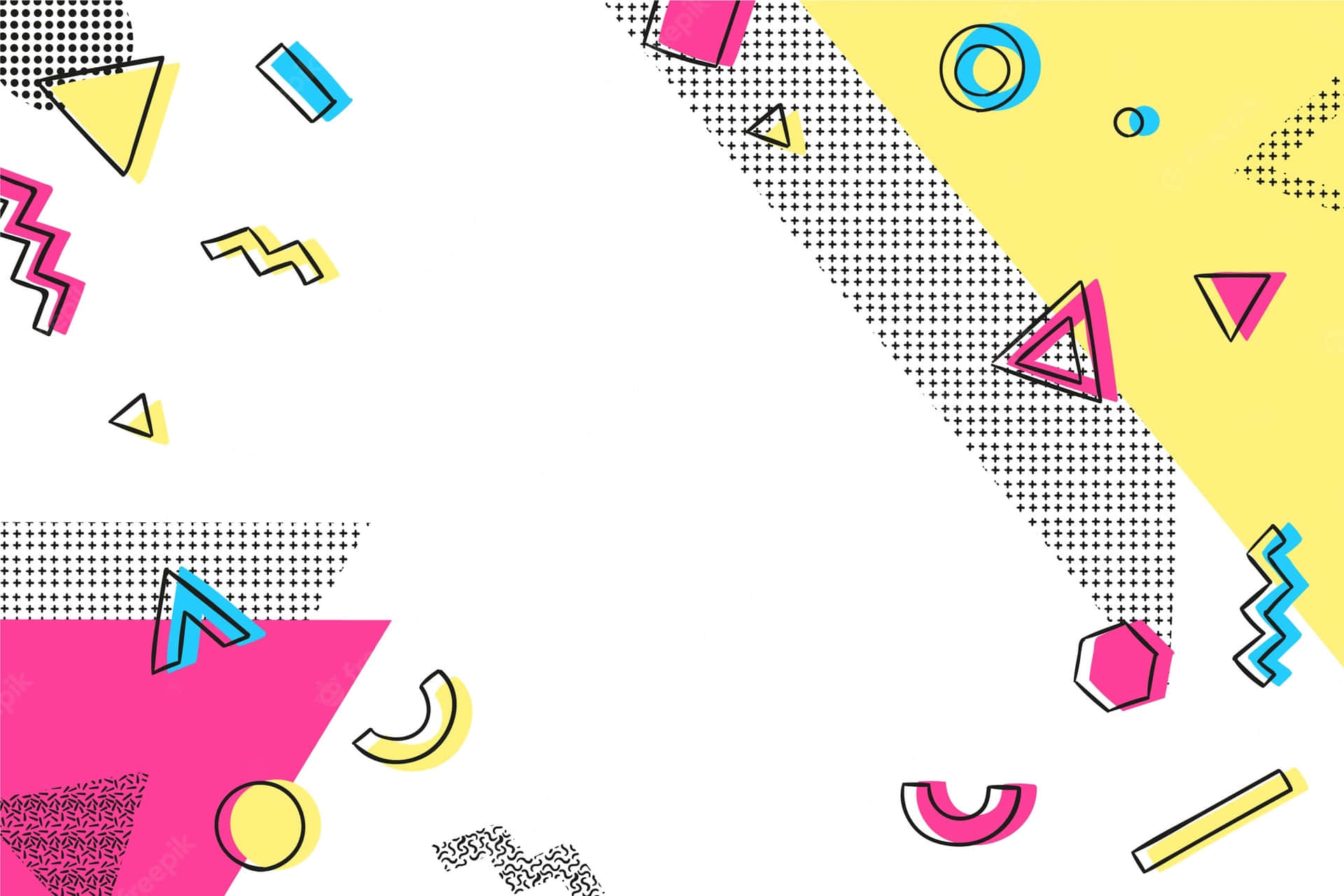 Retro 90s Background Wallpaper