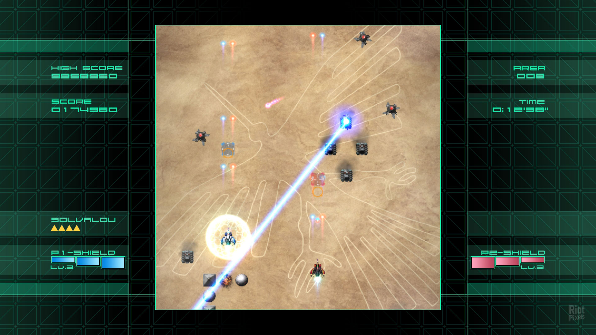 Xevious Resurrection Game Screenshots At Riot Pixels Image