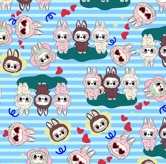 Lyang Hoo On Labubu In Wallpaper