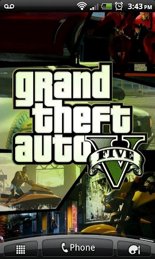 Gta V Glowing Live Wallpaper For Android By Crea8media