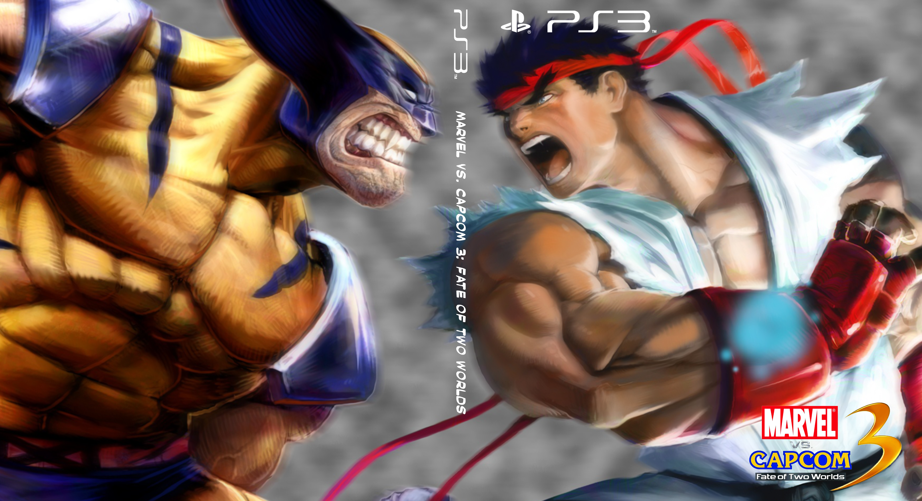 Marvel Vs Ryu Wolverine Best Widescreen Background HD Wallpaper