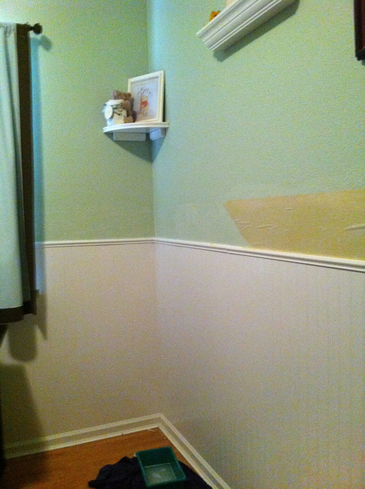 And It Came Out Wallpaper That Looks Like Wainscoting