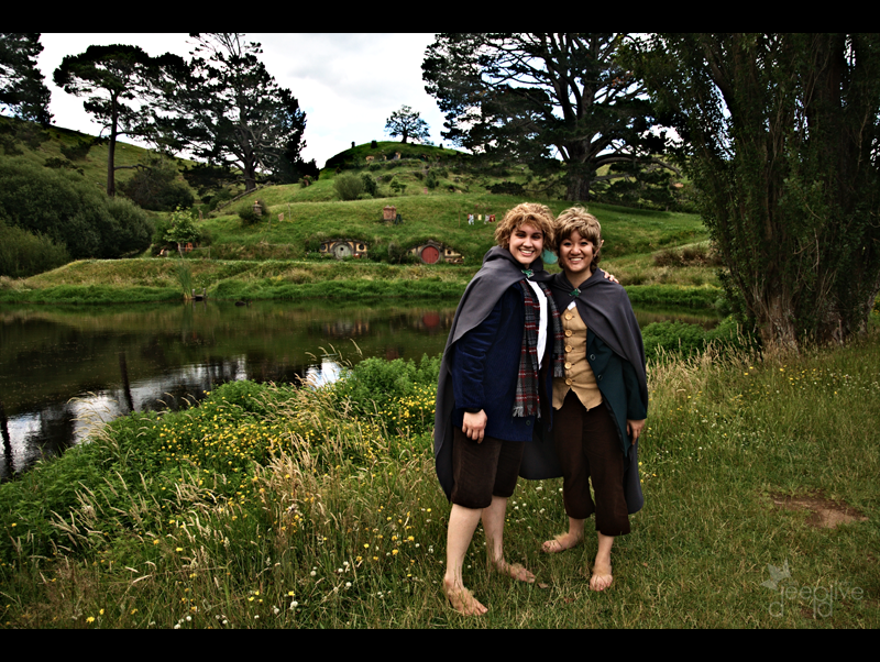 LOTR   Hobbits at The Shire by da rk