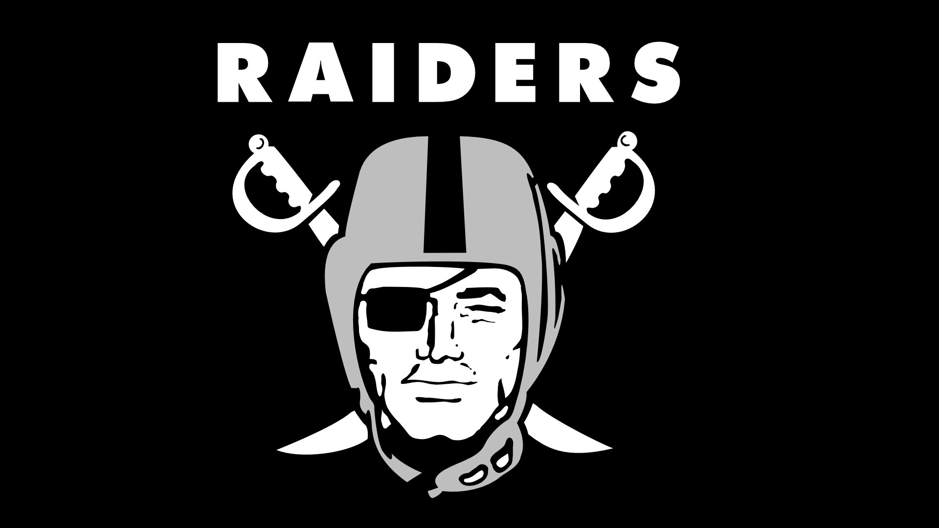 Raiders Logo On Black Background HD Nfl Oakland