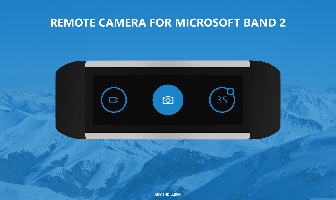 Remote Camera For Microsoft Band Concept By Armend07