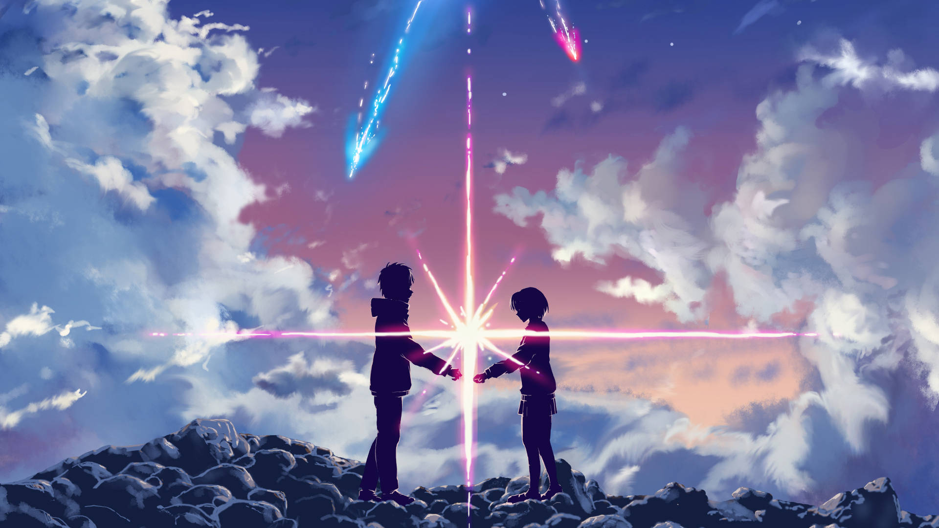 Your Name Anime Lovers Meeting Comet Wallpaper