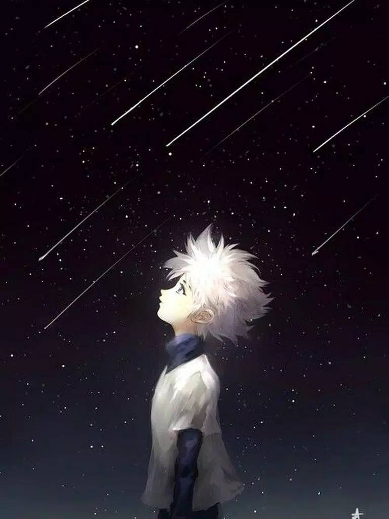 Cute Killua Falling Stars 0b4q6njulv5i9at7 Wallpaper