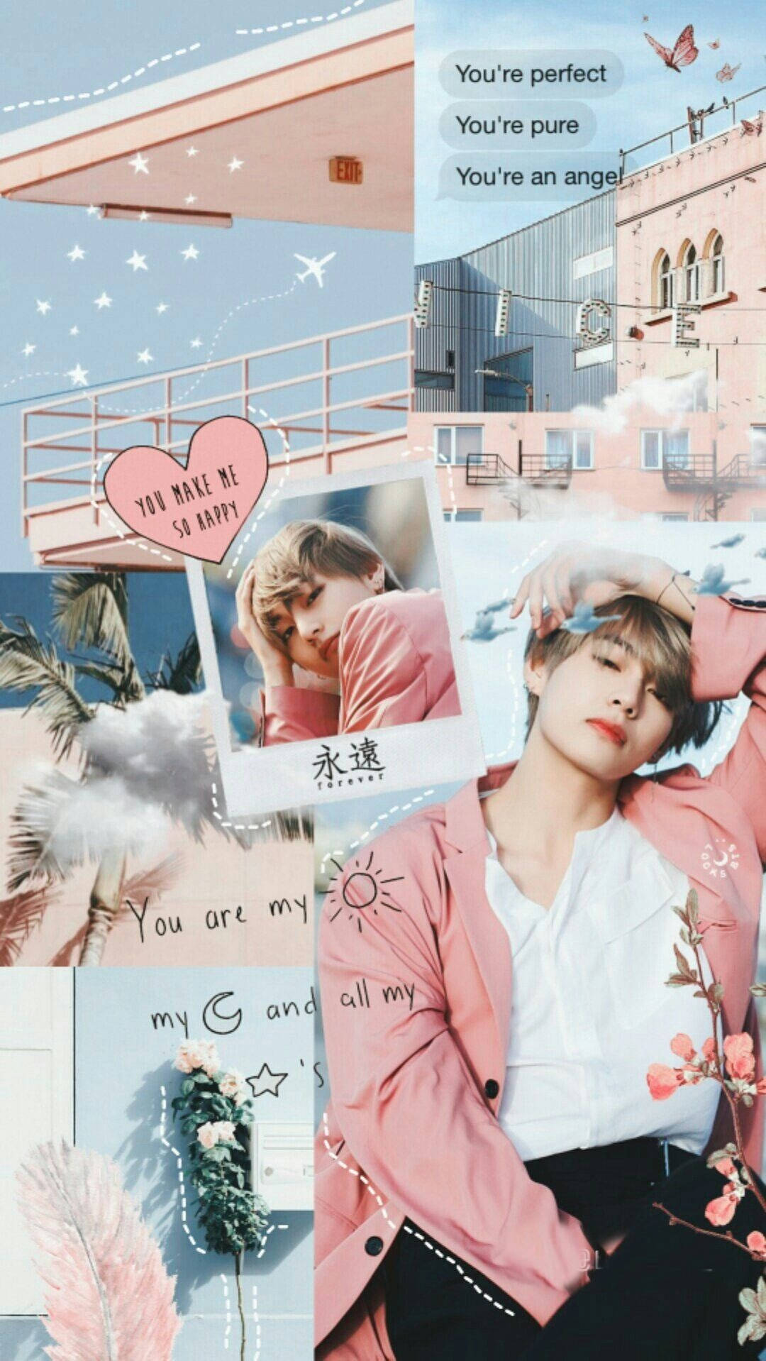 Kim Taehyung Aesthetic Wallpaper