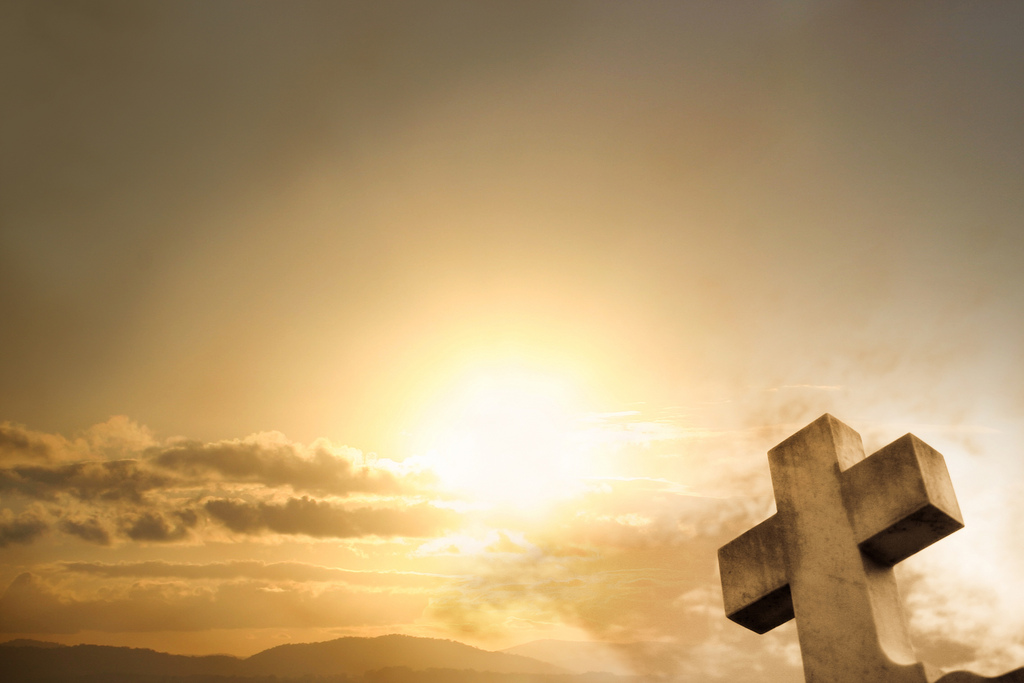 Cross Sunset Background Photo Sharing