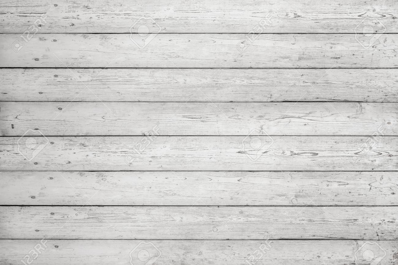 White Wooden Boards With Texture As Background Planks Stock