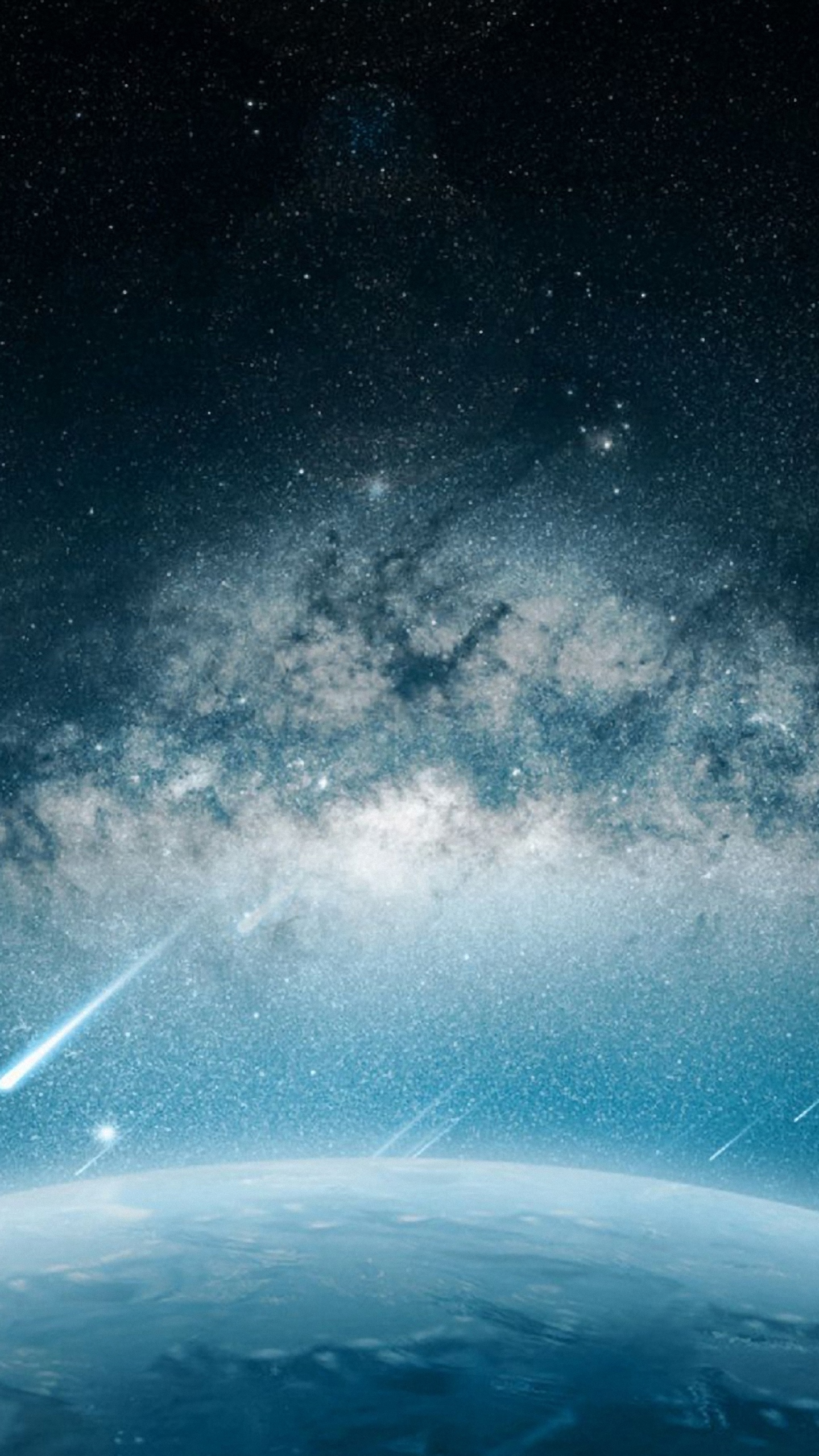 Space Meteorite Pla Rain Wallpaper For Samsung Galaxy S6