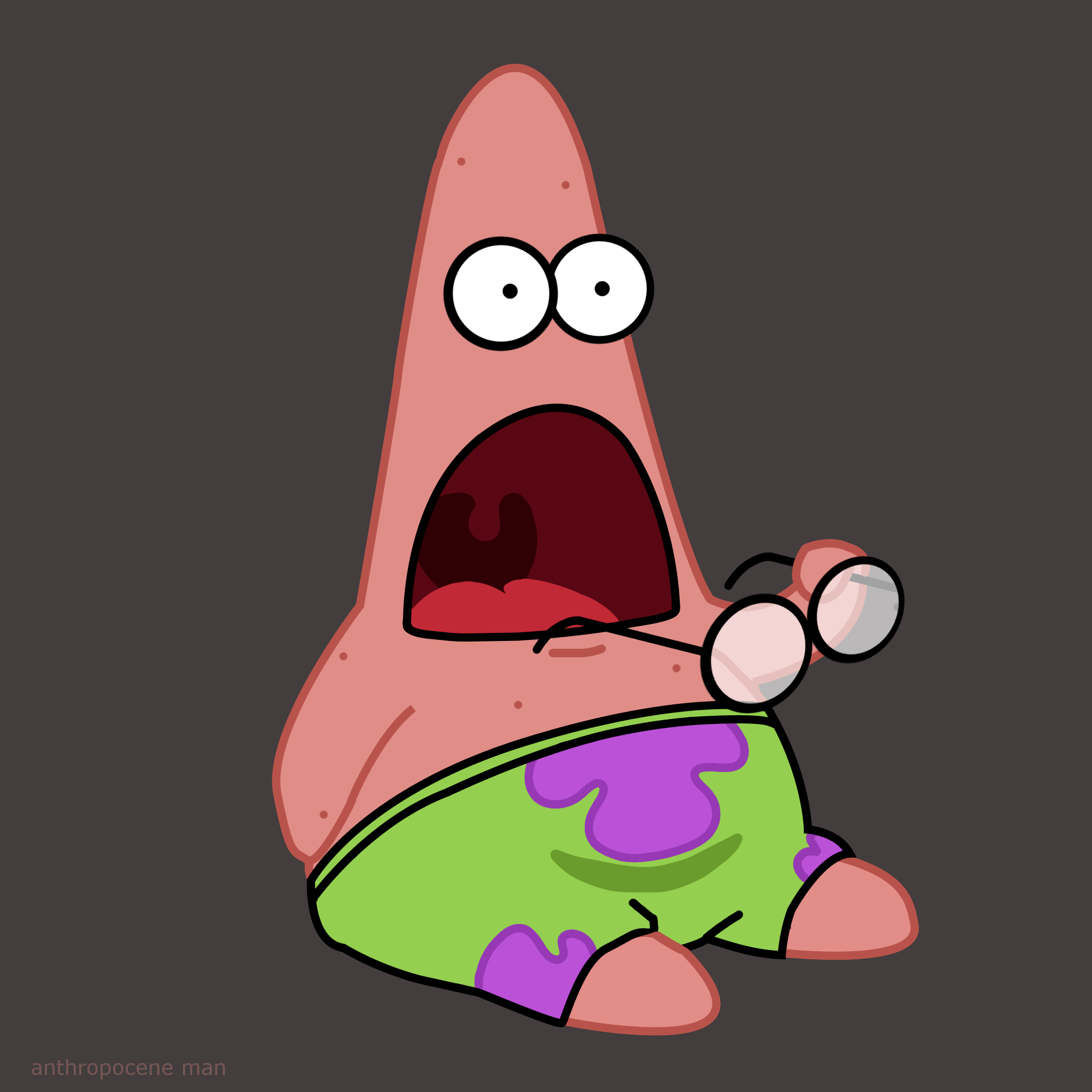 Patrick Star Meme Face